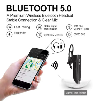 Hands-Free Bluetooth 5.0 Earphone with Mic N08