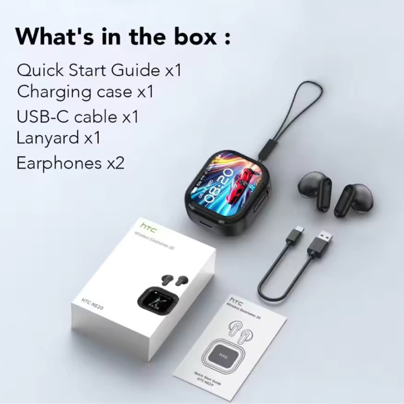 Wireless Earbuds Smart LCD Touch Screen N02