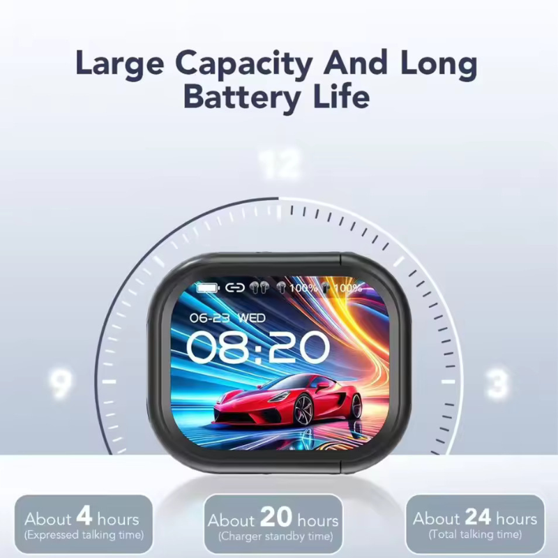 Wireless Earbuds Smart LCD Touch Screen N02